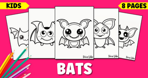 Cute Printable Bat Coloring Pages For Kids