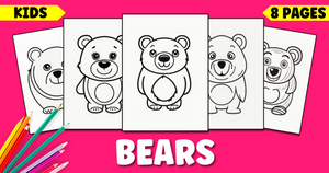 Printable Bear Coloring Pages for Kids