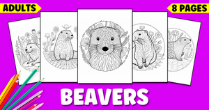 Beaver Coloring Pages