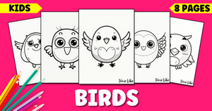 Cute Free Printable Bird Coloring Pages for Kids