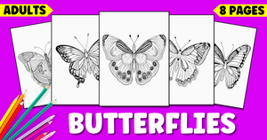 Free Butterfly Coloring Page Printables For Adults: A Relaxing and Creative Escape