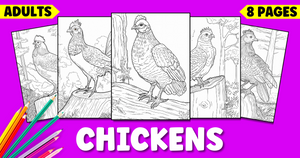 Chicken Coloring Pages