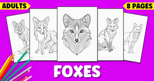 Realistic Fox Coloring Pages for Adults: A Creative Outlet for Relaxation