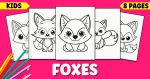 Cute Fox Coloring Pages For Kids: The Perfect Way to Unleash Your Child's Creativity
