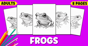 Free Printable Realistic Frog Coloring Pages for Adults: Discover the Beauty of Frogs