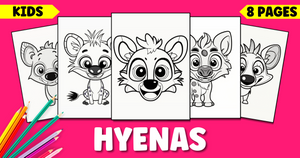 Printable Hyena Coloring Pages for Kids: Bring These Fierce Creatures to Life!
