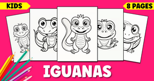 Iguanas Coloring Pages For Kids