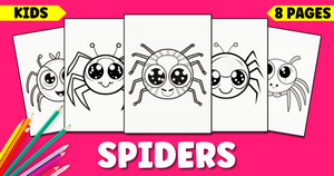 Printable Cute Spider Coloring Pages For Kids: A Fun and Creative Way to Spend Time with Spiders!