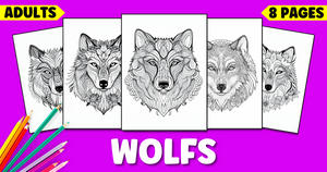 Realistic Wolf Coloring Pages for Adults: Let Your Imagination Run Wild
